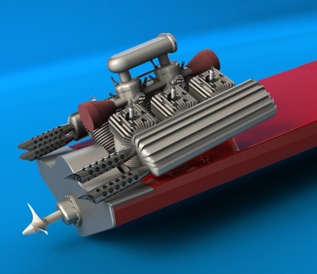 rc model boat engines